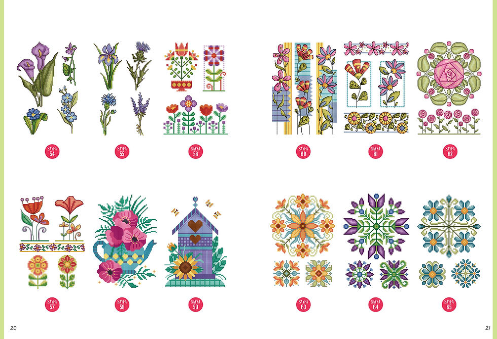 Küçük resim: Kanaviçe Çiçek Bahçesi