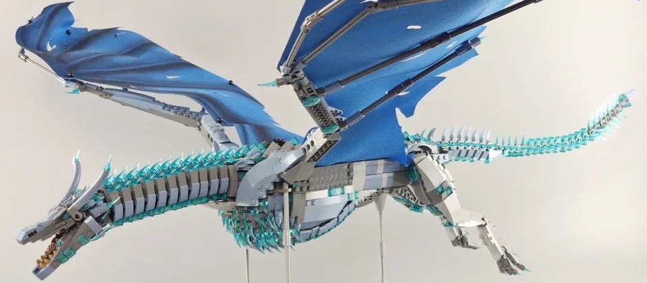 [중국레고 조립 리뷰]왕좌의 게임 드래곤 비세리온 블럭 완구 호환 레고 슈퍼18K K90 후기