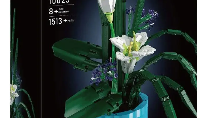 [중국레고백과]꽃의 세계:구름 요정 백합 크리에이터 엑스퍼트 화분 블럭 완구 호환 레고 몰드킹 10023(가격,후기,리뷰,추천)