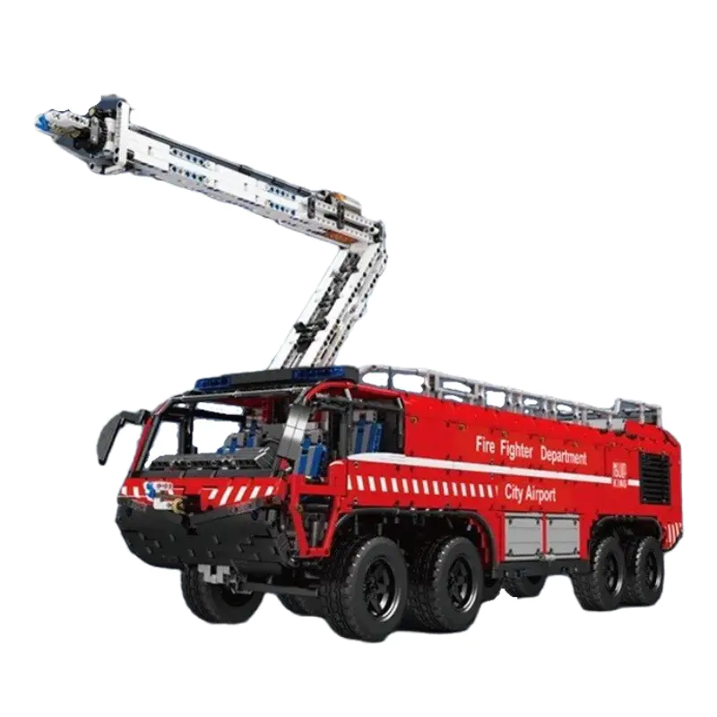 [중국레고백과]공항 구조 차량 테크닉 RC카 블럭 완구 호환 레고 MOC-4446(가격,후기,리뷰,추천)