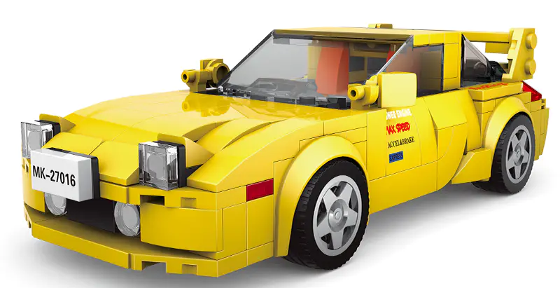 [중국레고백과]이니셜D 마쯔다 RX7 FD35 스포츠카 자동차 완구 호환 레고 몰드킹 27016(가격,후기,리뷰,추천)