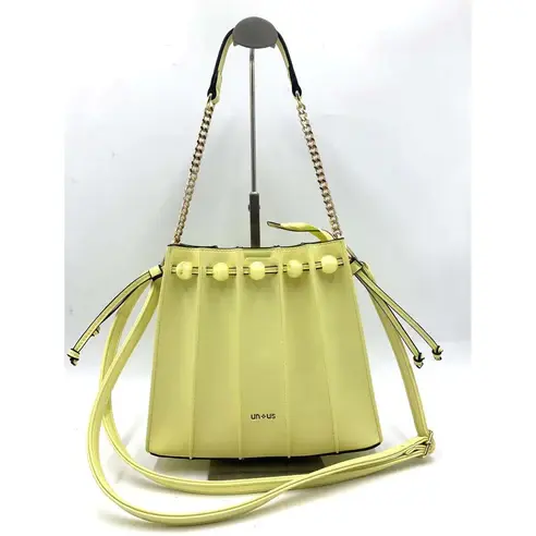 Pleated Chain Crossbody Bag