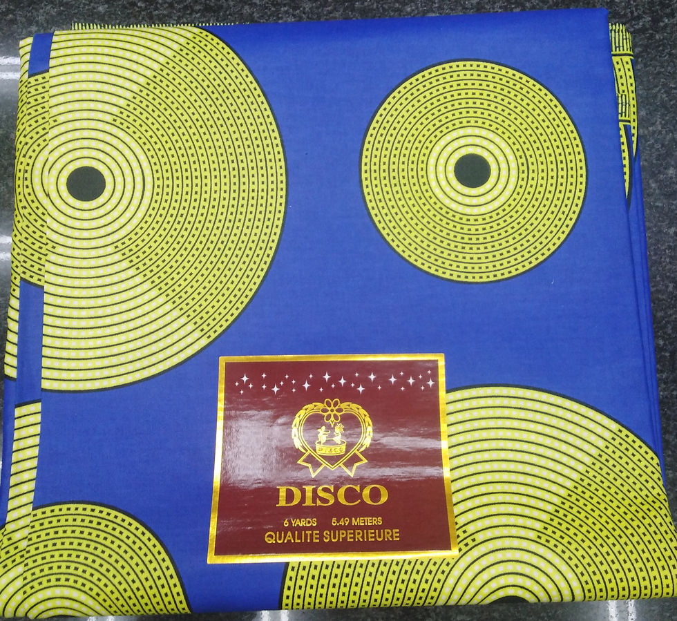 Rounded Disco Traditional Fabric