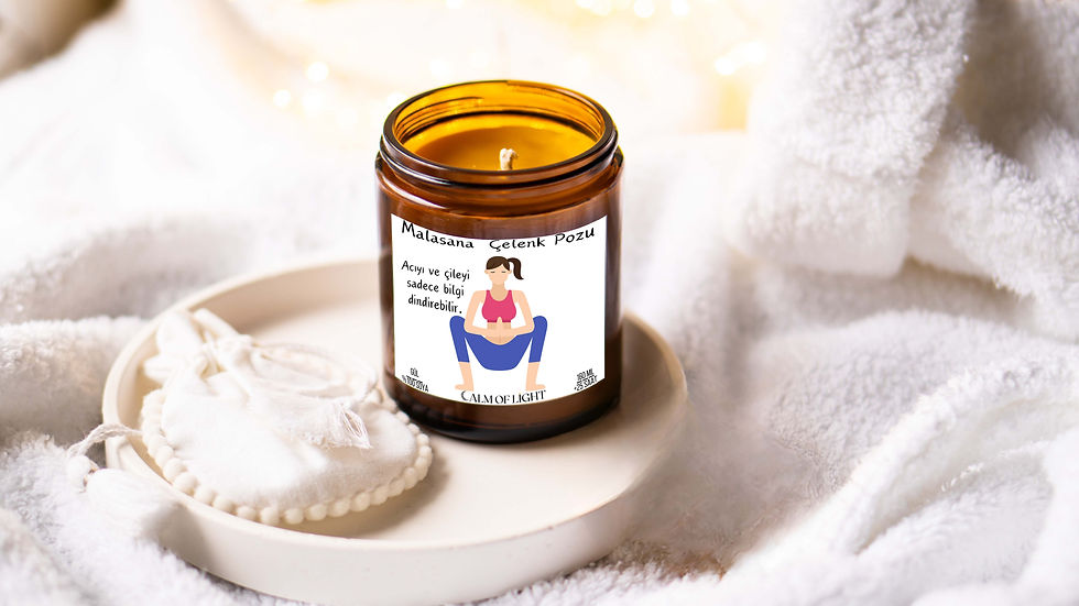 Yoga Çelenk Pozu Soya Mum