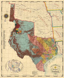 RepublicTexas1845 map