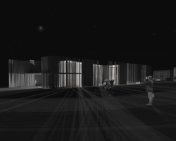 A Night View of the Institute