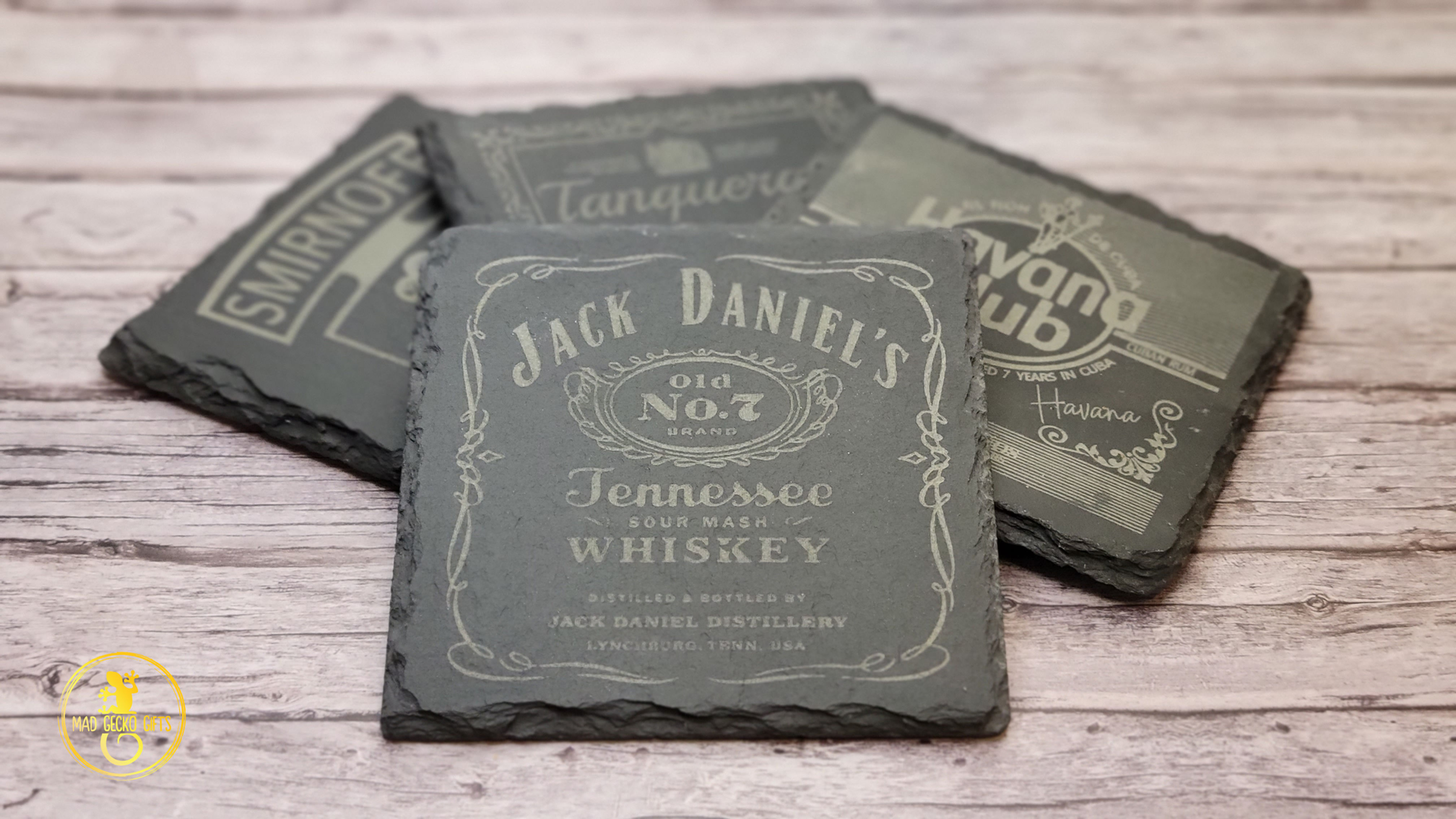 Personalised Slate Coasters - *FREE ENGRAVING*