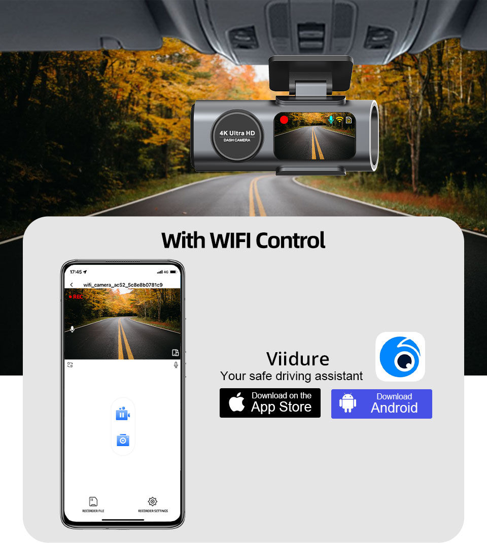 Thumbnail: 4K UHD Front & Rear Dash Cam Kit