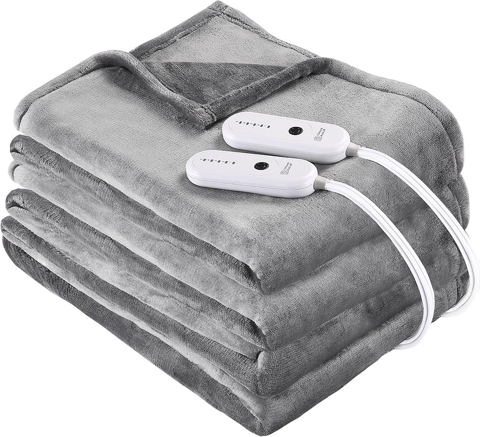Thumbnail: Heated Blanket Queen Size,with 10 Heating Levels, 5 Auto Shut Off Levels