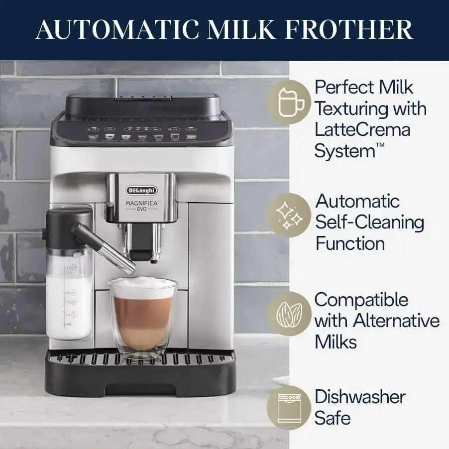 Thumbnail: Brand new - De'Longhi Magnifica Evo Espresso Machine with Frother