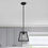 Thumbnail: Pendant Light Kit with Full Metal Rod Matte Black