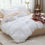 Thumbnail: Luxury White Duvet King Size - Soft Prewashed