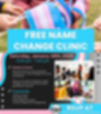 Free Name Change Clinic