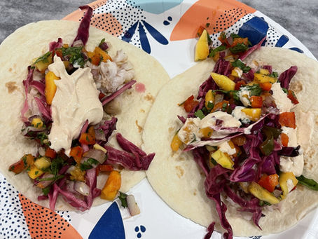 Dock Shocker Fish Taco Mango Salsa