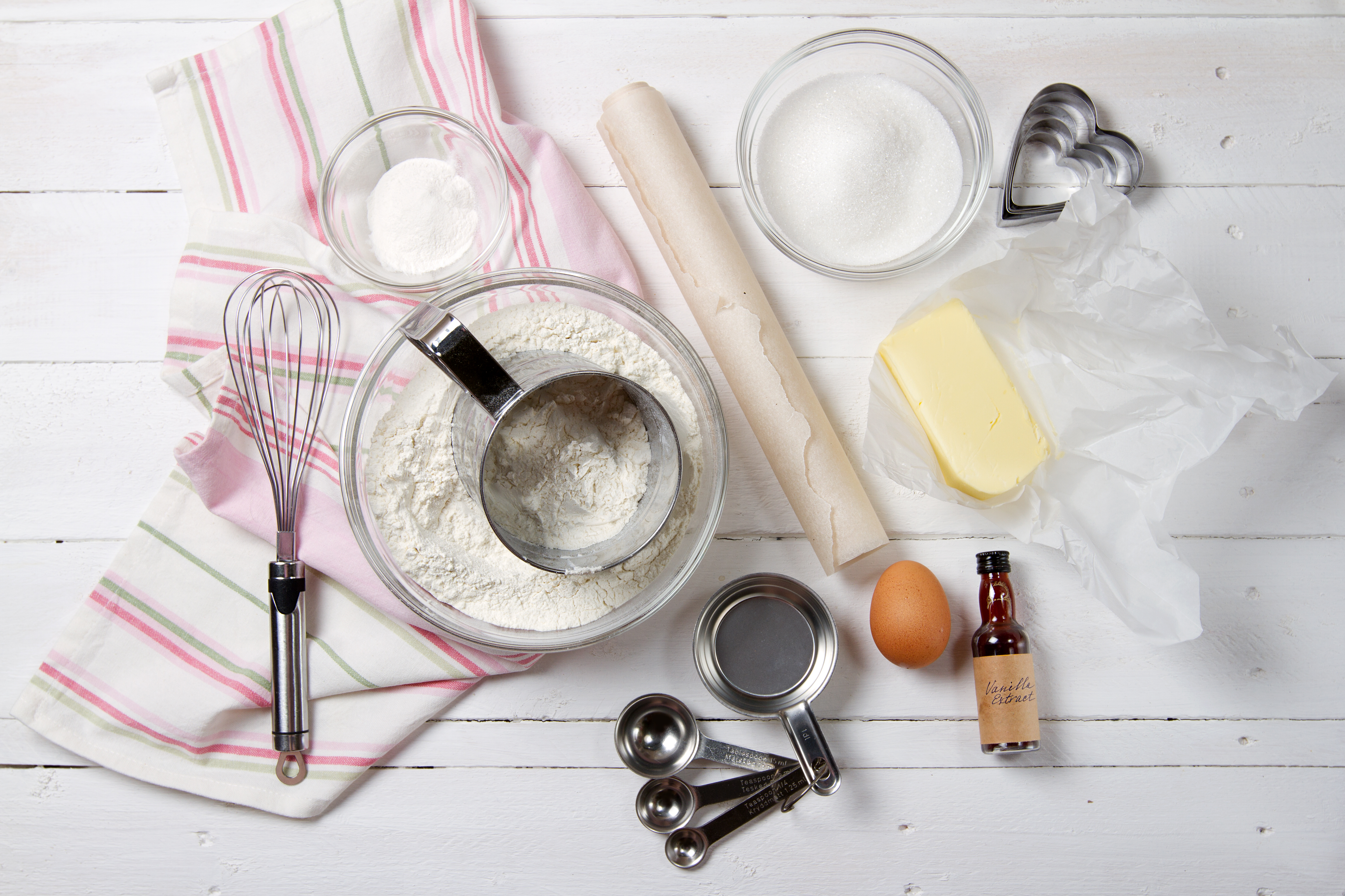 Arranged Food and Objects