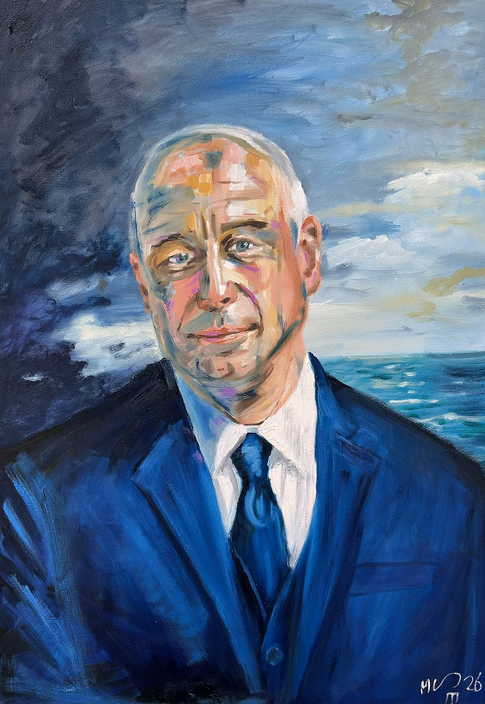 Joe Oil on Canvas 33x24 inches