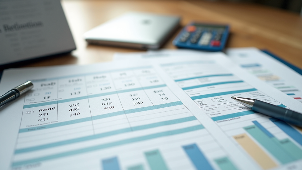 High angle view of a calendar and financial documents for retirement planning