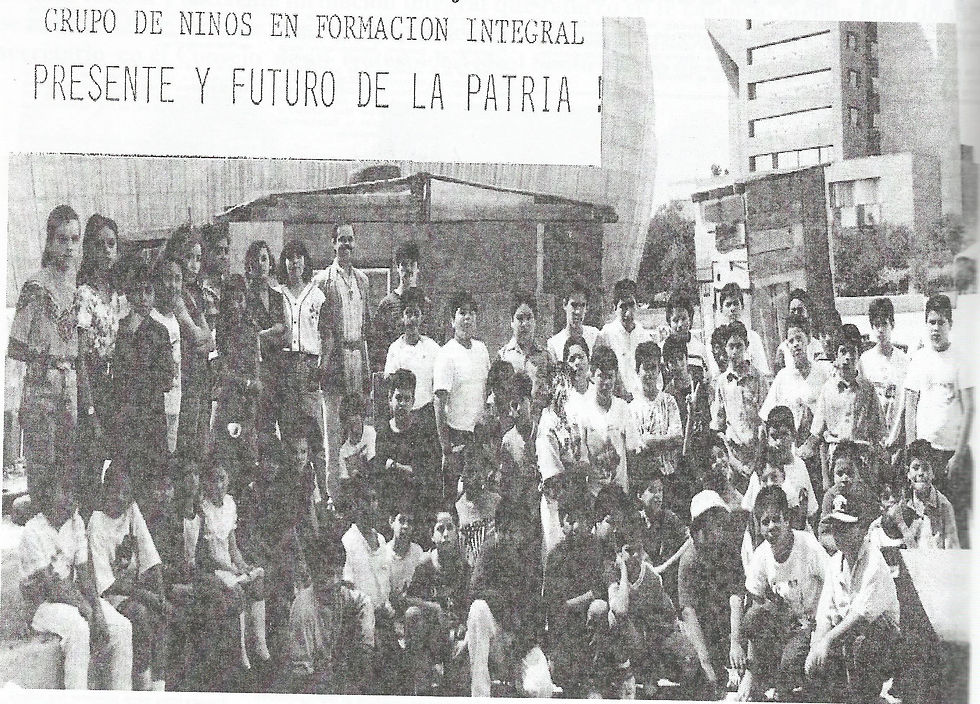 Grupo de Niños en formación integral