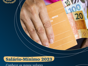 Salário-Mínimo 2023: Conheça os novos valores de contribuição!