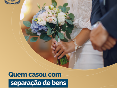 O dependente que era casado sob o regime de separação de bens tem direito à pensão por morte.