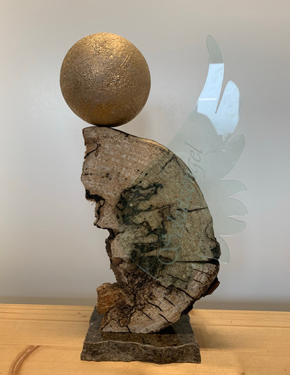 Schutzengel aus Holz