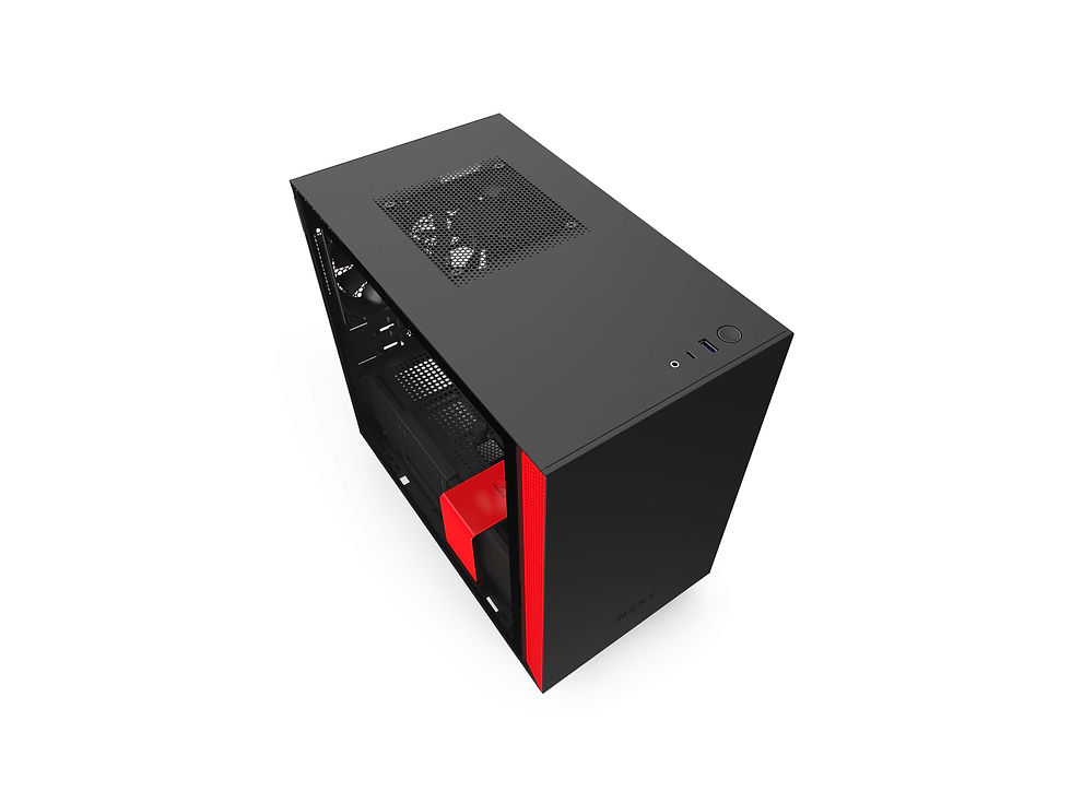 Thumbnail: NZXT H210i (Matte Black/Red)