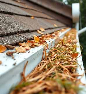 wide view of gutter cleaning leaves and pine straw.jpg