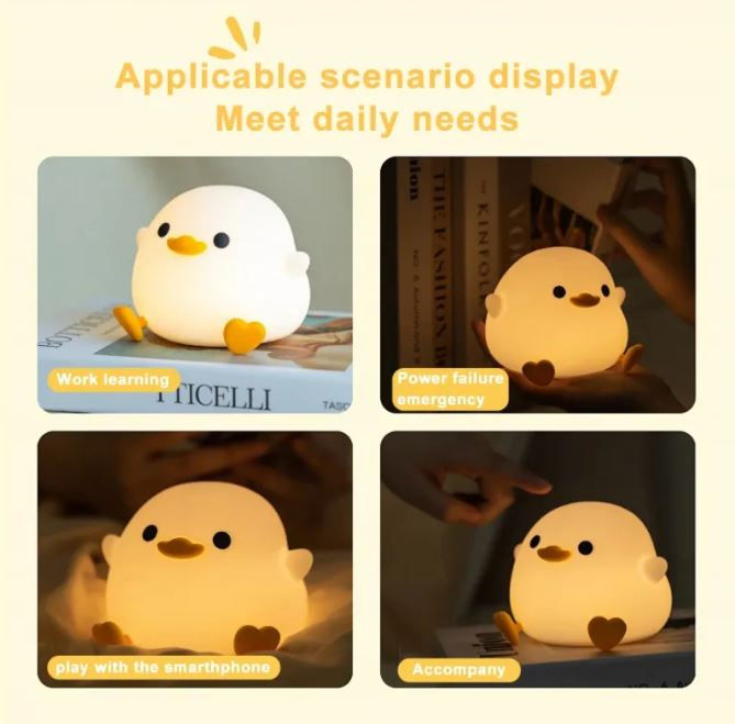 Thumbnail: Doudou Duck Silicone Alarm Lamp Ambience
