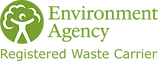 Environment Agency registered waste carrier licence members logo