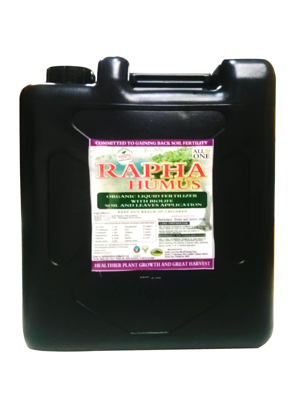Rapha Humus 3 Gallon
