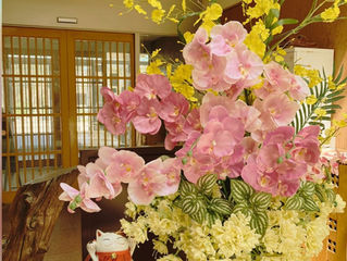 館内フラワーアレンジ🌺