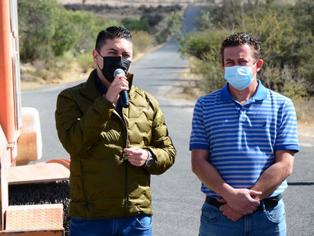Realiza Tecutli Gómez gira por la zona Norte del municipio para arrancar dos importantes obras.