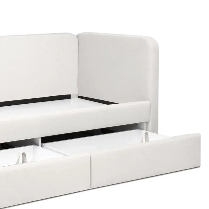 Прев'ю: М’яке ліжко Happy з шухлядами