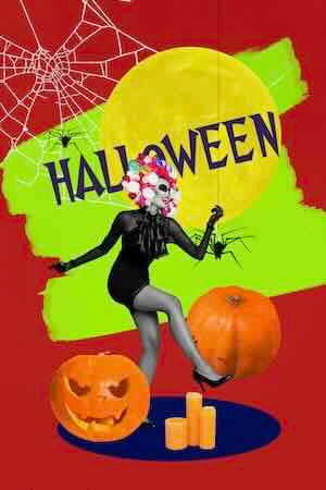 Halloween Collage art