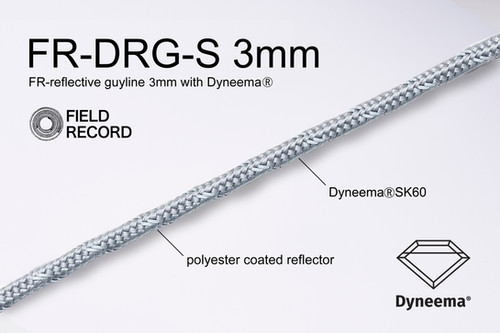 FR-dyneema reflective guyline・silver / FRダイニーマ