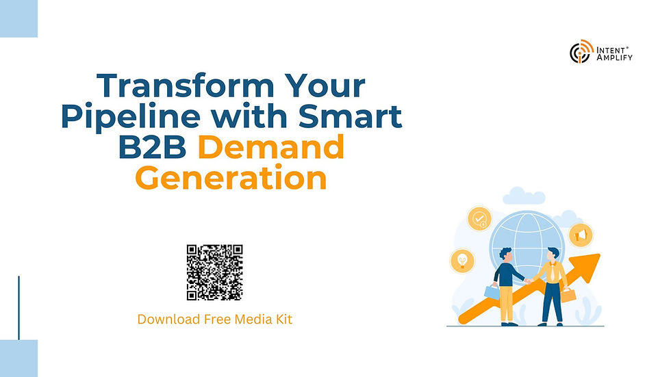 Transform Your Pipeline with Smart B2B Demand Generation