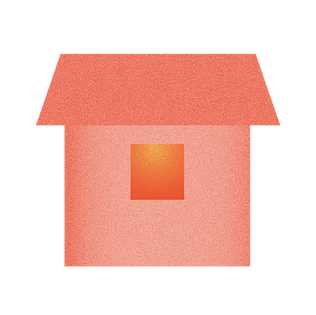 casinha laranja