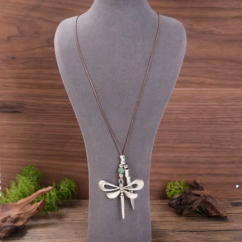 Thumbnail: Wildflower Wings Dragonfly Necklace