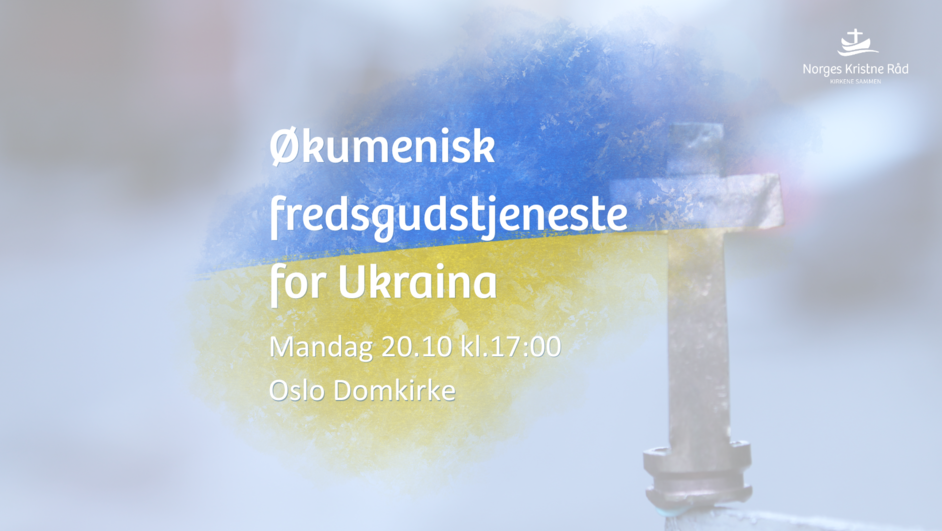 Økumenisk fredsgudstjeneste for Ukraina