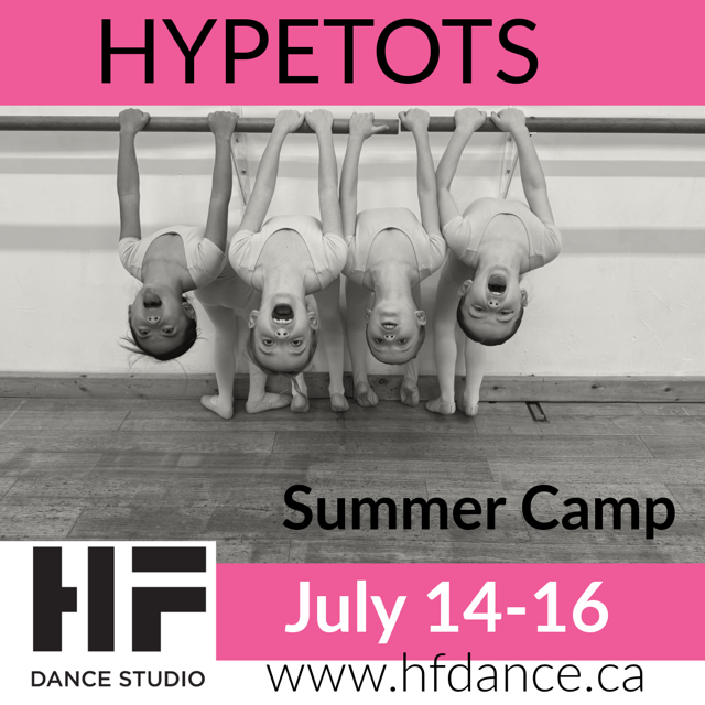 hypetots summer camp                               July 14-16