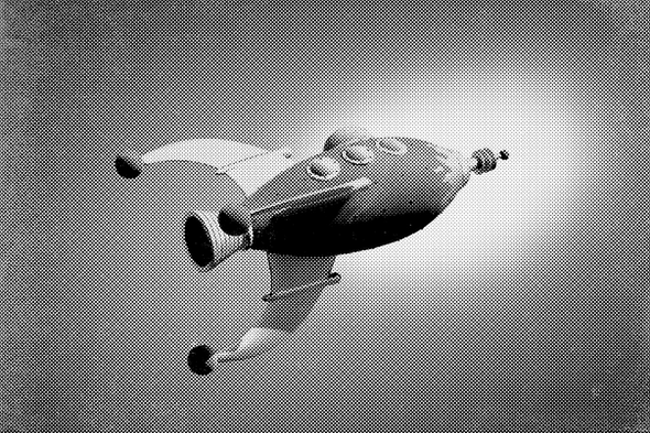 halftone foguete