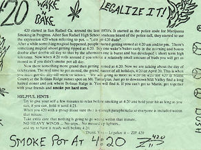 Stoned History: The Origin of 420