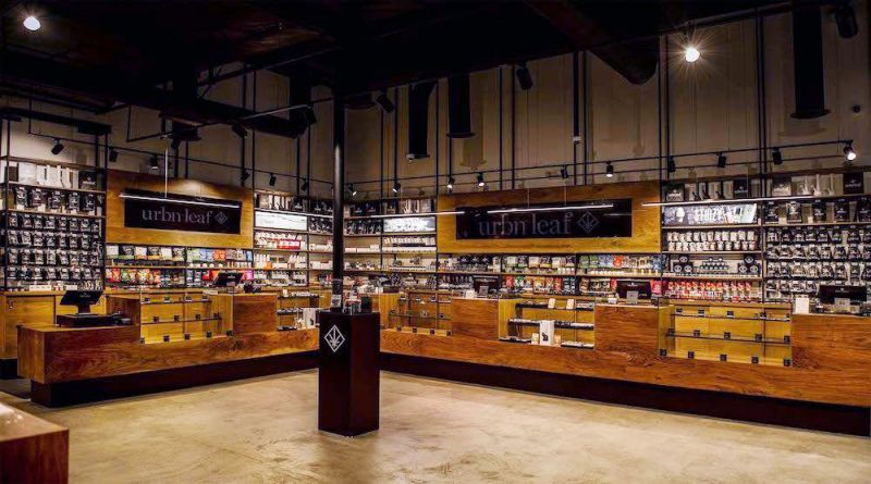 Interior Design of Urbn Leaf Cannabis Dispensary in San Diego