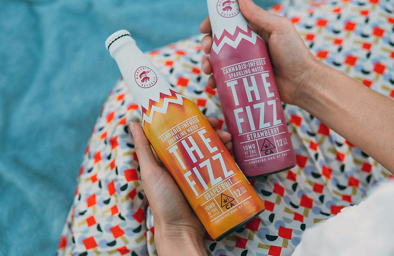 Manzanita & Madrone the Fizz Cannabis infused THC Drinks at Urbn Leaf California Premier Dispensary