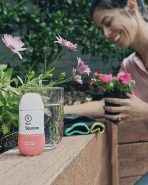 Squeeze Bottle in Garden