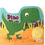 Thumbnail: Set of 6 Die Cut Animal Board books 0+