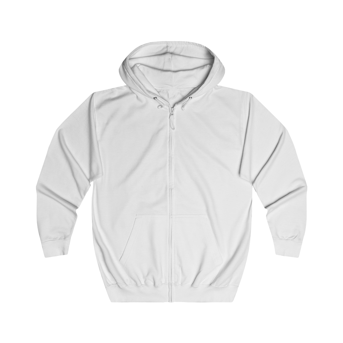 Ice White Zip Up