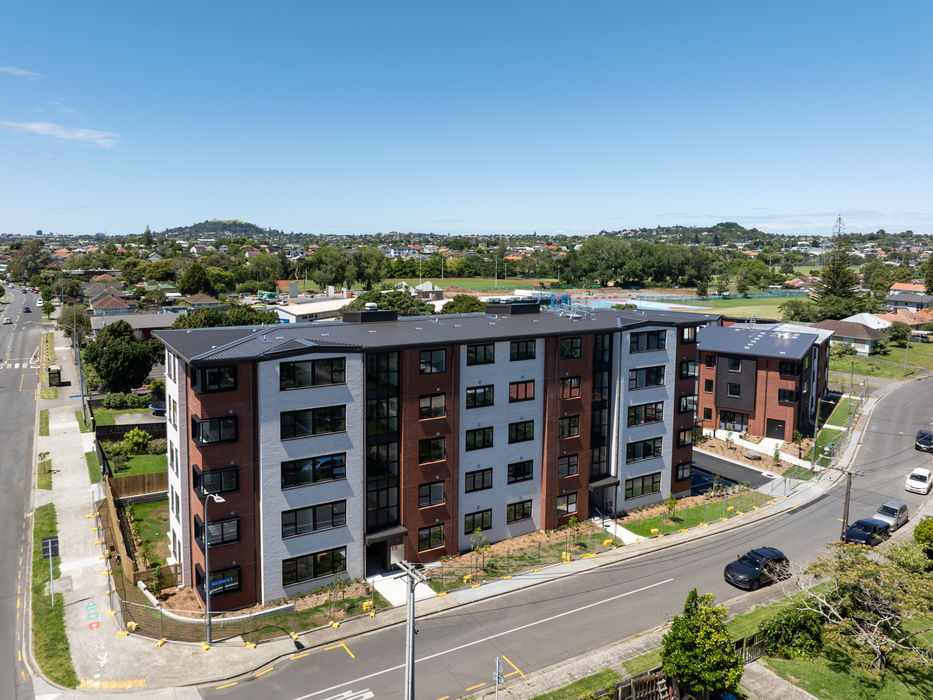 Multirib Roofing in Housing Complex