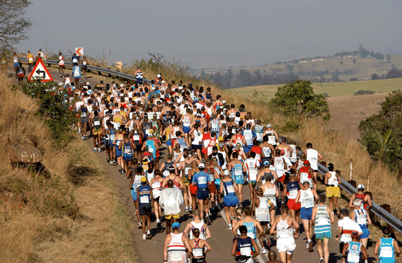 Ichanga Hill on the Comrades route.