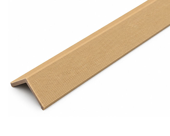 WPC Exterior L - Shaped Trim – Beige / 2nd Gen front